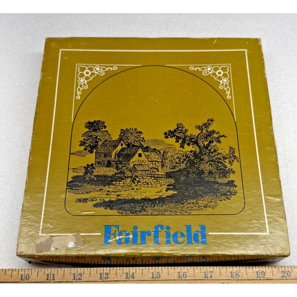 Anchor Hocking Fairfield Glass Deviled Egg Plate Pressed Glass Floral MCM